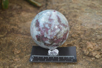 Polished Rubellite Pink Tourmaline Spheres x 3 From Ambatondrazaka, Madagascar