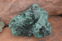 Natural Silky Malachite Specimens x 6 From Kasompe, Congo