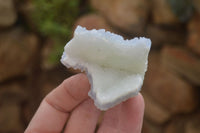 Natural Etched Blue Chalcedony Specimens x 24 From Nsanje, Malawi