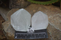 Polished Rare Inclusion Quartz Points x 6 From Madagascar