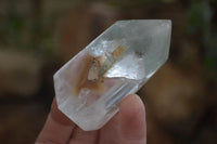 Polished Rare Inclusion Quartz Points x 6 From Madagascar