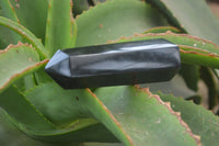 Polished Black Basalt Point-Prism x 6 From Antsirabe, Madagascar