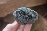 Natural Rare Libethenite Crystals On Dolomite Matrix Specimens x 2 From Shituru, Congo