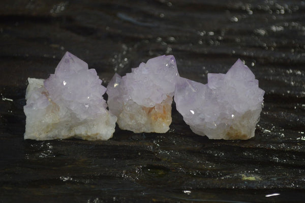 Natural Amethyst Spirit Quartz Clusters x 20 From Boekenhouthoek, South Africa