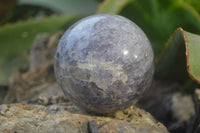 Polished Lepidolite With Rubellite Tourmaline Spheres x 6 From Madagascar