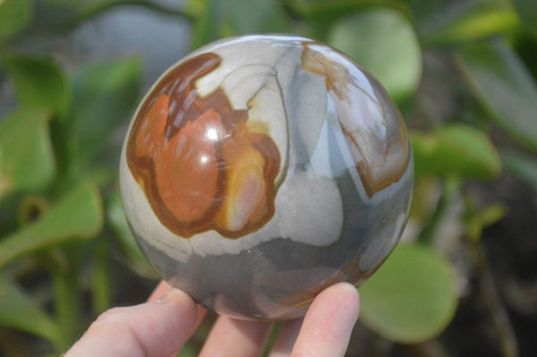 Polished Polychrome Jasper Spheres x 2 From Madagascar