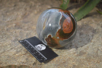 Polished Polychrome Jasper Spheres x 2 From Madagascar