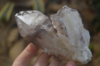 Natural Red Hematoid Quartz Single Crystals x 4 From Karoi, Zimbabwe