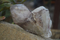 Natural Red Hematoid Quartz Single Crystals x 4 From Karoi, Zimbabwe