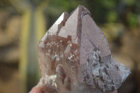 Natural Red Hematoid Quartz Single Crystals x 4 From Karoi, Zimbabwe