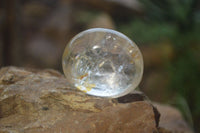 Polished Clear Quartz Galet-Palm Stones x 12 From Madagascar