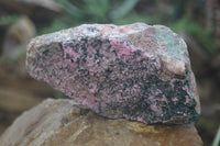 Natural Salrose Cobaltion Dolomite Specimens with Malachite and Heterogenite x 2 From Kakanda, Congo