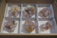 Natural Ametrine Spirit Quartz Clusters x 6 From Boekenhouthoek, South Africa