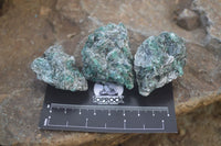 Natural Rare Emerald Mica In Matrix Cobbed Specimens x "Lot" From Mutoko, Zimbabwe