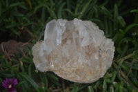 Natural Clear Quartz Crystal Clusters x 12 From Madagascar