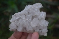 Natural Clear Quartz Crystal Clusters x 12 From Madagascar