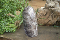 Polished XL Chevron Dream Amethyst Standing Free Form x 1 From Madagascar