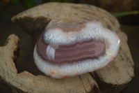 Polished on One Side Red Sashe River Agate Nodules x 6 From Zimbabwe