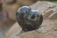 Polished Iolite Hearts x 12 From Ambatofinandrahana, Madagascar