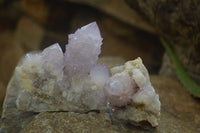 Natural Amethyst and Ametrine Spirit Quartz Clusters x 12 From Boekenhouthoek, South Africa