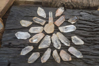 Polished Quartz Crystals x 35 From Serenje, Zambia