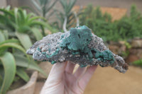 Natural Ball Malachite On Quartz Matrix Specimens x 2 From Mindigi Mine, Congo