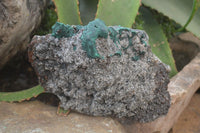 Natural Ball Malachite On Quartz Matrix Specimens x 2 From Mindigi Mine, Congo