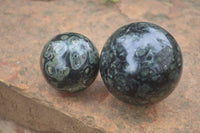 Polished Stromatolite Sphere-Ball x 2 From Katsepy, Madagascar