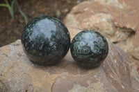 Polished Stromatolite Sphere-Ball x 2 From Katsepy, Madagascar