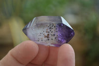 Polished Smokey Amethyst Window Quartz Point-Prism x 20 From Akansobe, Madagascar