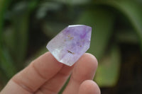 Polished Smokey Amethyst Window Quartz Point-Prism x 20 From Akansobe, Madagascar