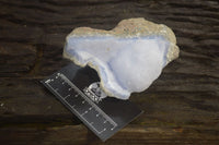 Natural Blue Lace Agate Geode Specimens x 4 From Nsanje, Malawi