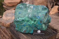 Polished Extra Large Malacolla Standing Free Form x 1 From Kalukundi Mine, Congo