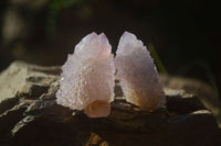 Natural Amethyst and Ametrine Spirit Quartz Clusters x 35 From Boekenhouthoek, South Africa