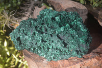 Natural Silky Malachite Specimens x 1 From Kasompe, Congo