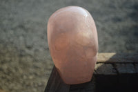 Polished Rose Quartz Skull x 1 From Madagascar