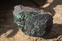 Natural Libethenite Crystals On Dolomite Matrix Specimens x 2 From Shituru, Congo