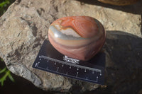 Polished Polychrome Jasper Hearts x 5 From Mahajanga, Madagascar