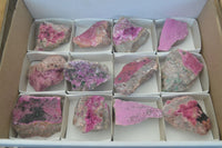 Natural Salrose Cobaltion Dolomite Specimens x 12 From Kakanda, Congo