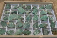 Natural Jade Cobbed Specimens x 35 From Swaziland