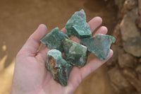 Natural Jade Cobbed Specimens x 35 From Swaziland