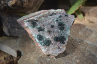 Natural Ball Malachite On Quartz Matrix Specimens x 2 From Kambove, Congo