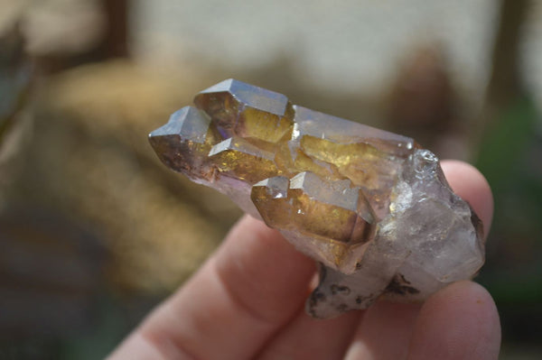 Natural Smokey Amethyst Crystals x 13 From Chiredzi, Zimbabwe