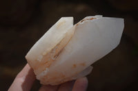 Natural Castle Quartz Crystals x 6 From Madagascar