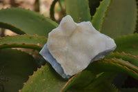 Natural Crystalline Blue Lace Agate Plates x 2 From Namibia