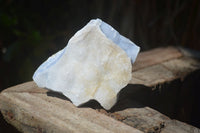 Natural Crystalline Blue Lace Agate Plates x 2 From Namibia