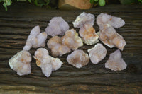 Natural Ametrine Spirit Quartz Clusters x 12 From Boekenhouthoek, South Africa