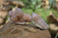 Natural Ametrine Spirit Quartz Clusters x 12 From Boekenhouthoek, South Africa