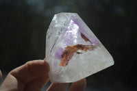 Polished Window Amethyst Quartz Crystals x 4 From Akansobe, Madagascar