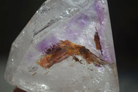 Polished Window Amethyst Quartz Crystals x 4 From Akansobe, Madagascar